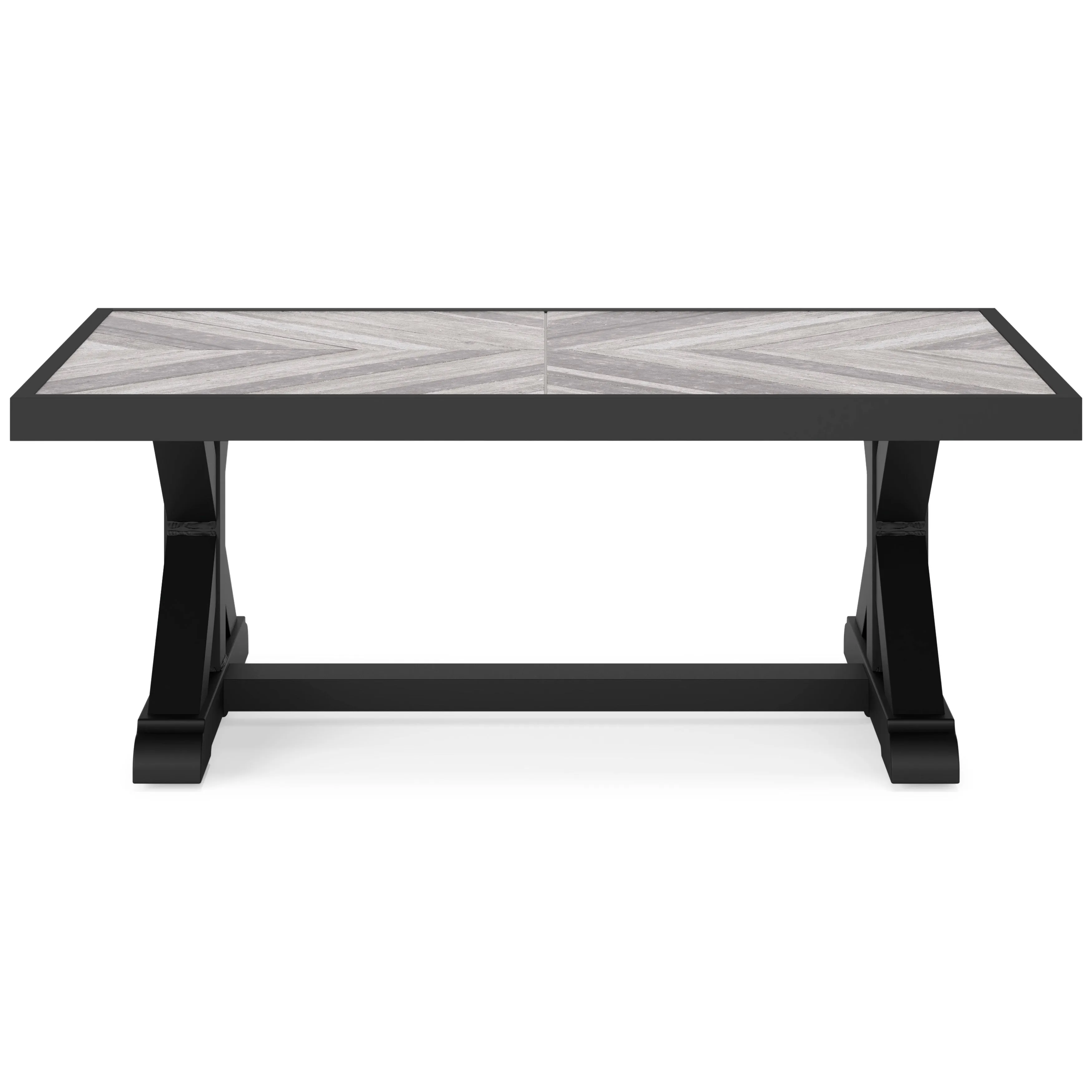 Fire Island Black Outdoor 48" Coffee Table - NEW