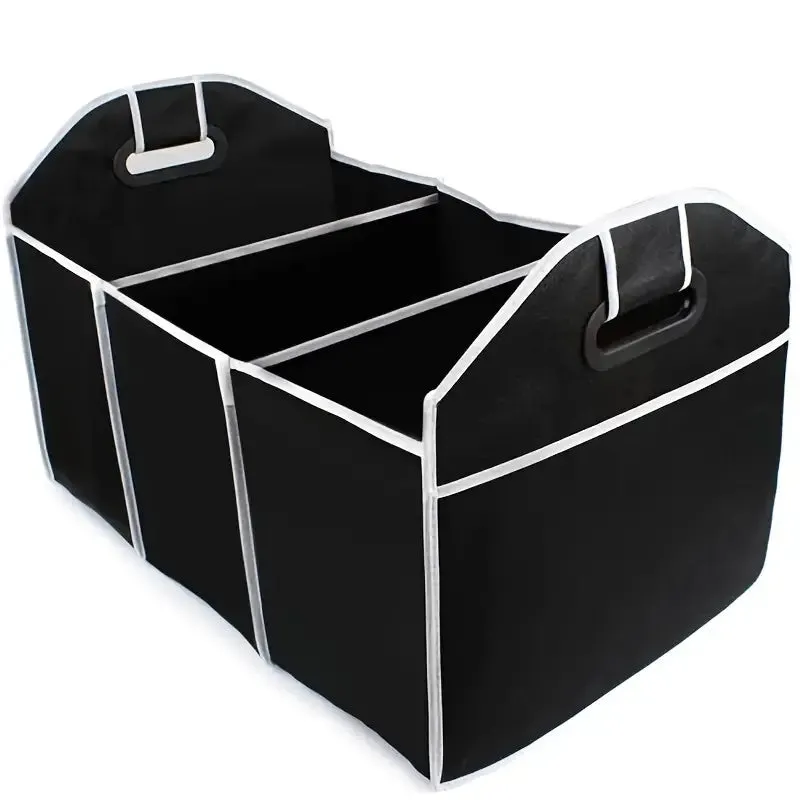 Foldable Black Car Trunk Cargo Storage Bag