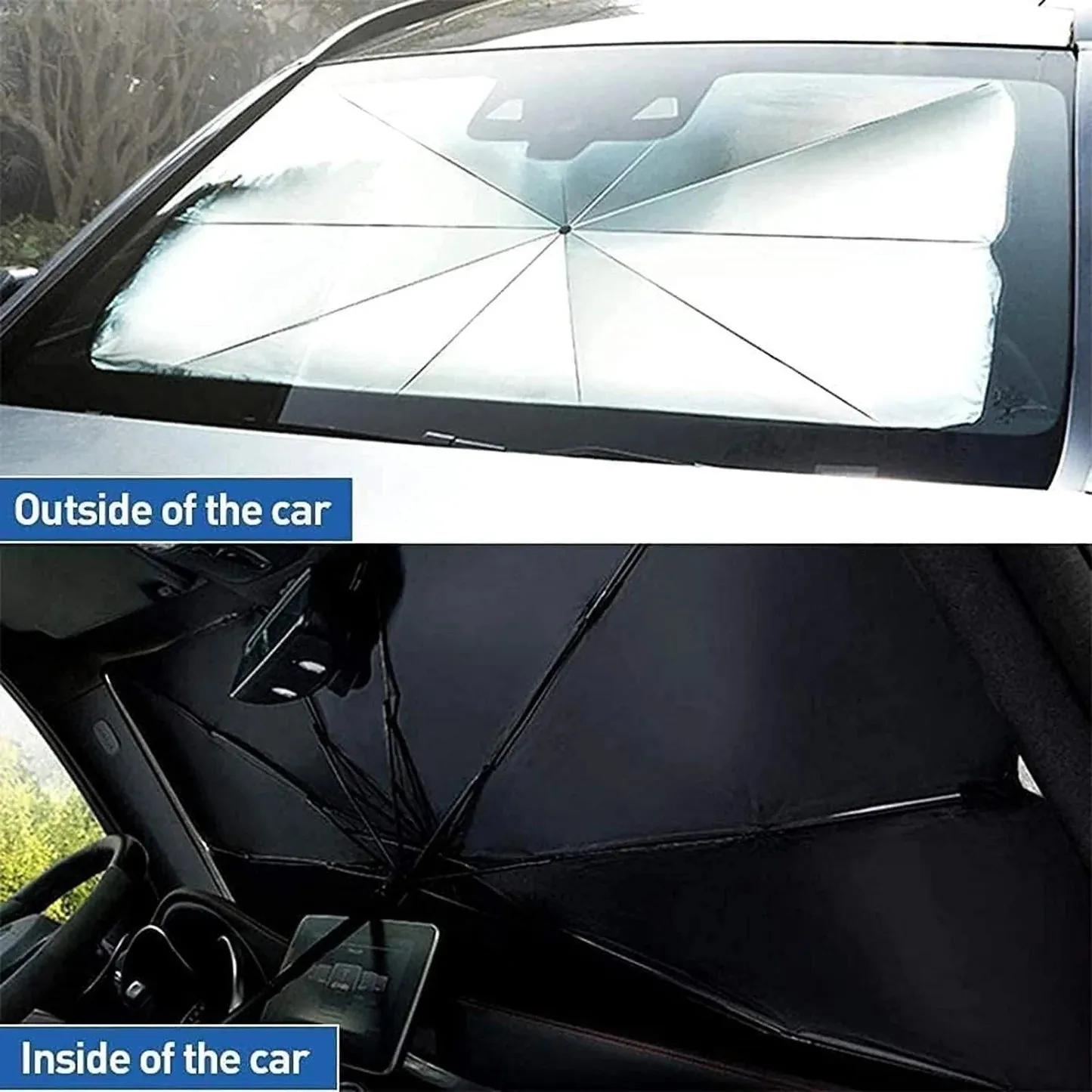 Foldable Car Sun Umbrella 🌞🚗