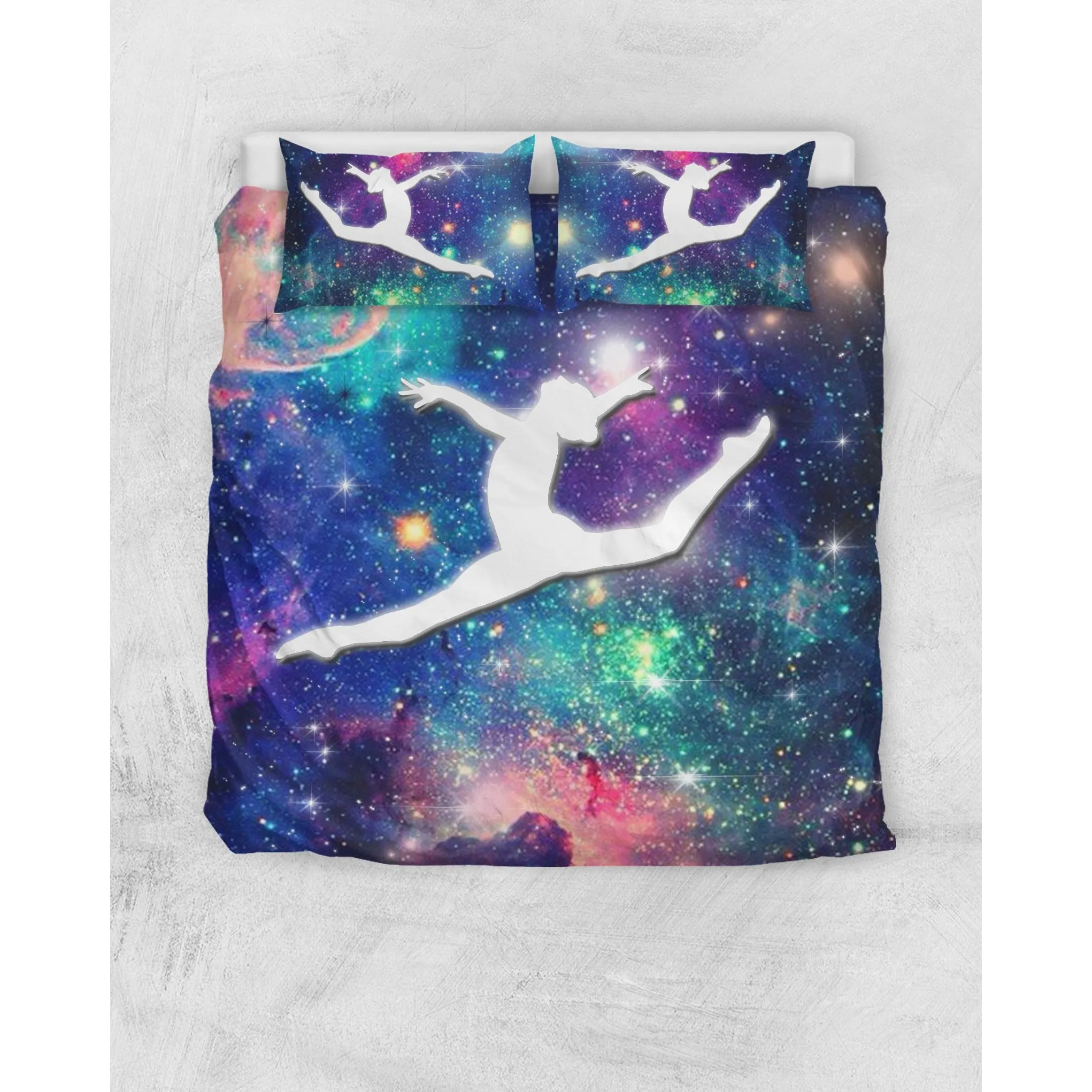 Galaxy Gymnast Bed Cover Set