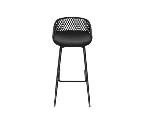 Gardeon 4-Piece Outdoor Bar Stools Plastic Metal Dining Chair Balcony