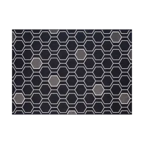GEO BLACK 8' x 10' RUG