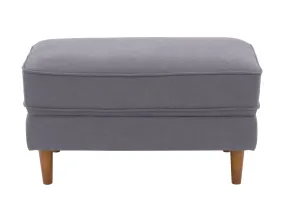 Grey Mid-Century Modern Ottoman