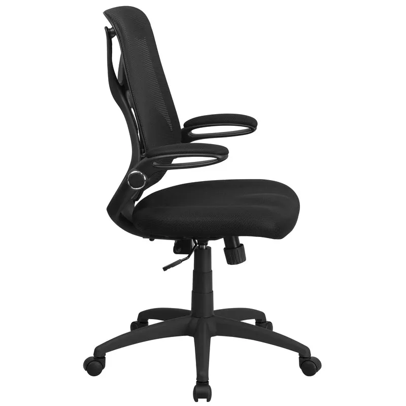 High Back Black Mesh Executive Swivel Ergonomic Office Chair with Adjustable Lumbar