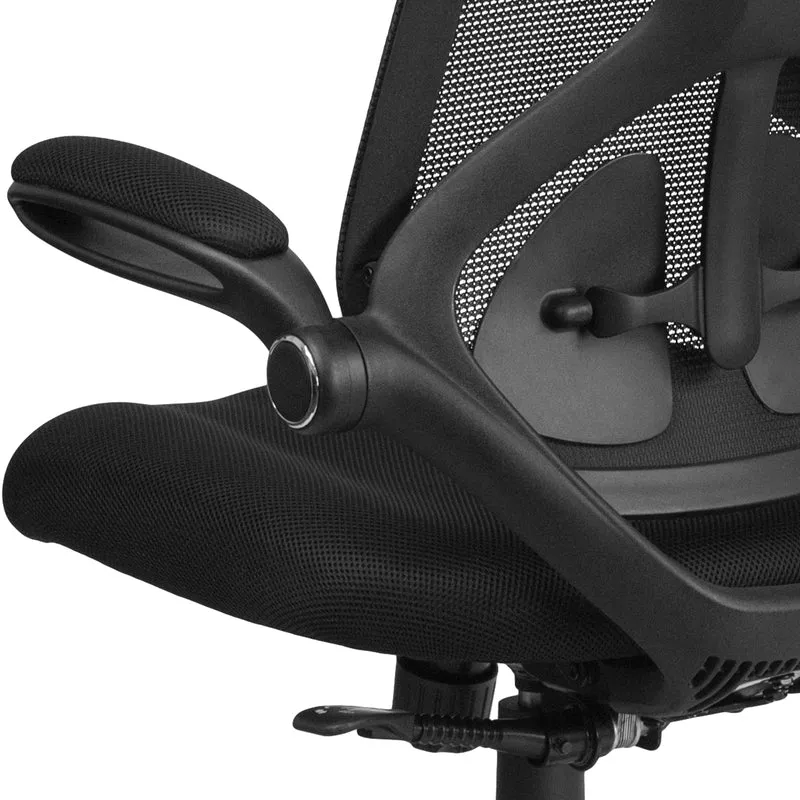 High Back Black Mesh Executive Swivel Ergonomic Office Chair with Adjustable Lumbar