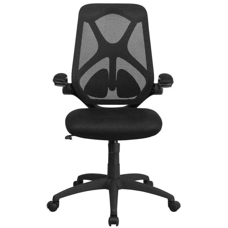 High Back Black Mesh Executive Swivel Ergonomic Office Chair with Adjustable Lumbar