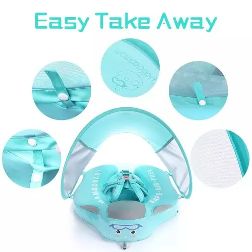 Infant & Toddler Safety Pool Floater With Sunshade