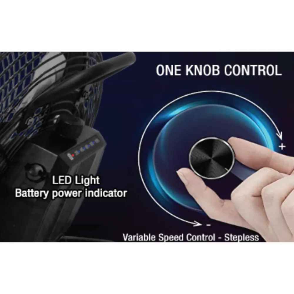 iQ Rechargeable Floor Fan