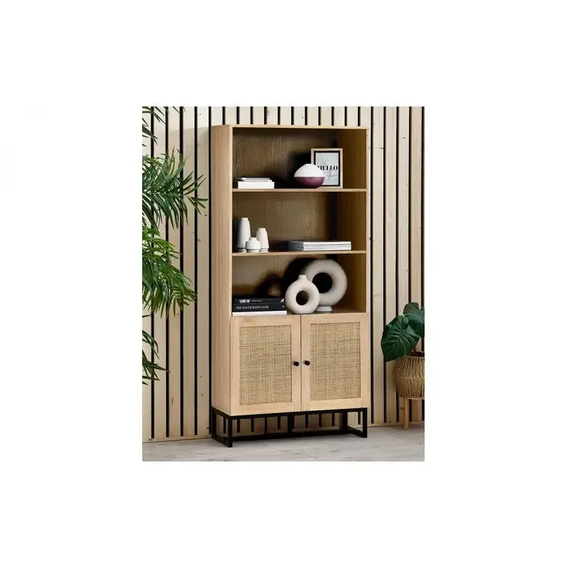 Julian Bowen Padstow Tall Bookcase - Oak