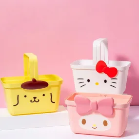 Kawaii Sanrio Cinnamoroll Pompompurin Storage Basket