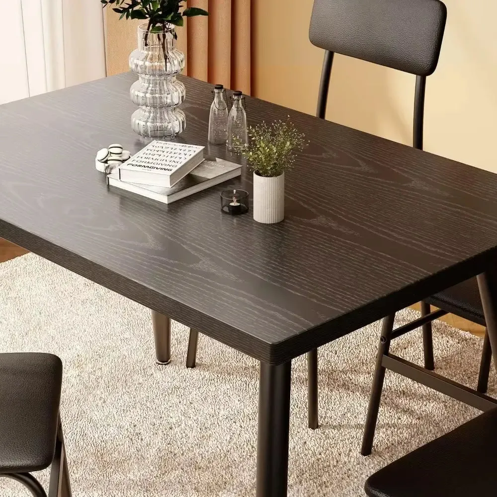 Kitchen Dining Table with 4 Chairs for Small Space Dinning Tables