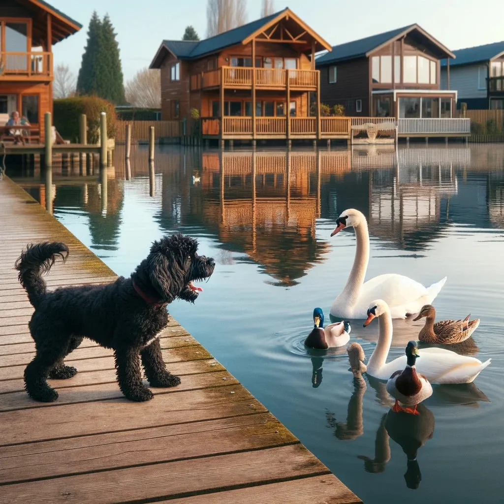 Licorice’s Lagoon Tales: A Cockapoo’s Journey into Waterfront Wonder