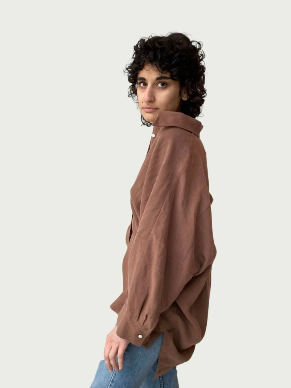 Linen Sunshade in Cacao