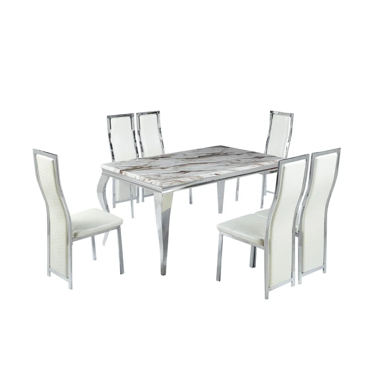 Marble Dining Set 1 6