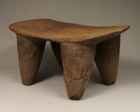 Old, Authentic African Stool, Senufo Tribe, Wood, Ivory Coast