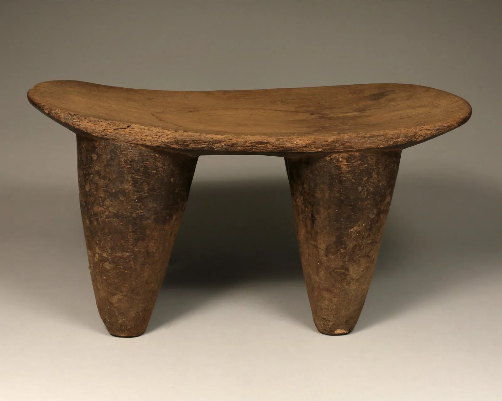 Old, Authentic African Stool, Senufo Tribe, Wood, Ivory Coast