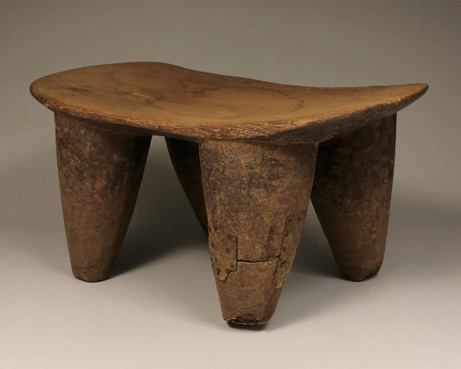 Old, Authentic African Stool, Senufo Tribe, Wood, Ivory Coast
