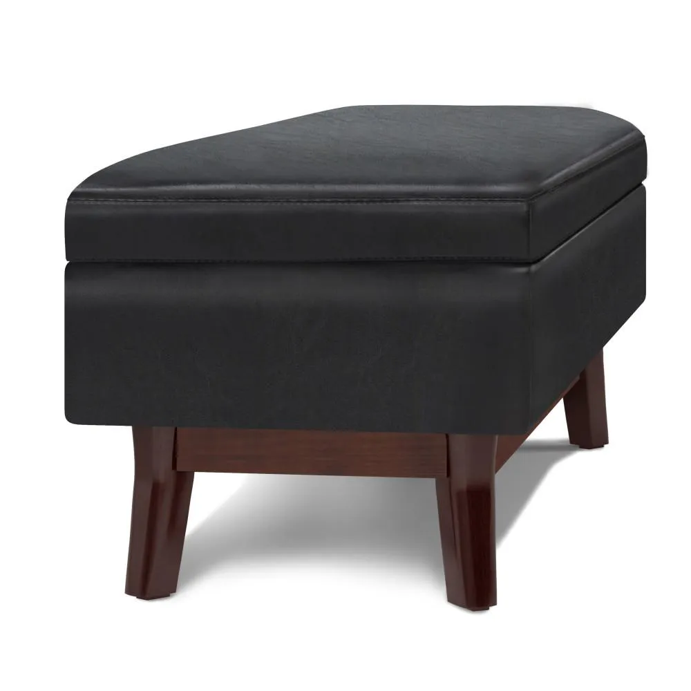 Owen Rectangular Table Ottoman in Vegan Leather
