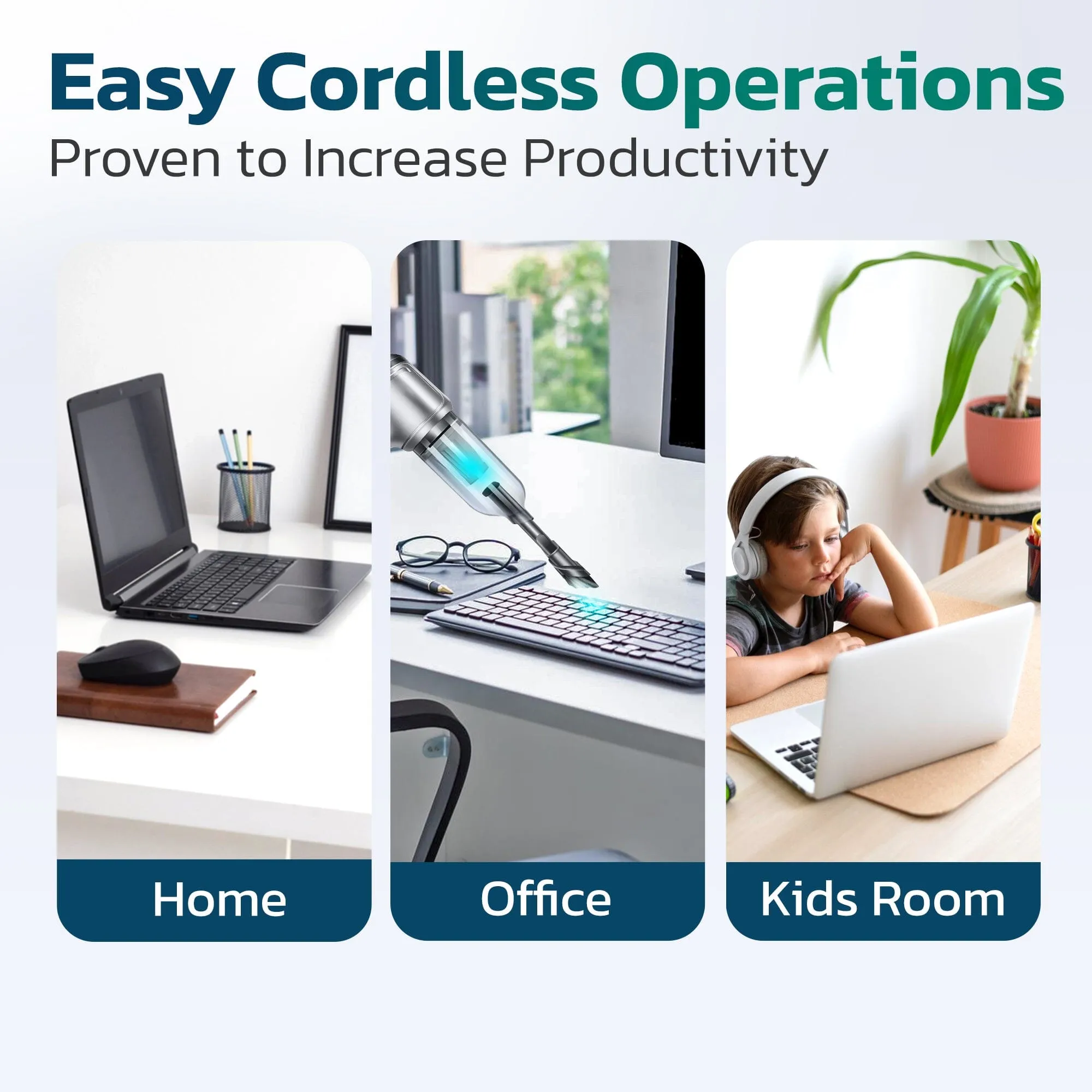 Purely C105 Keyboard Cleaner, Compressed air Duster & Vacuum Cleaner