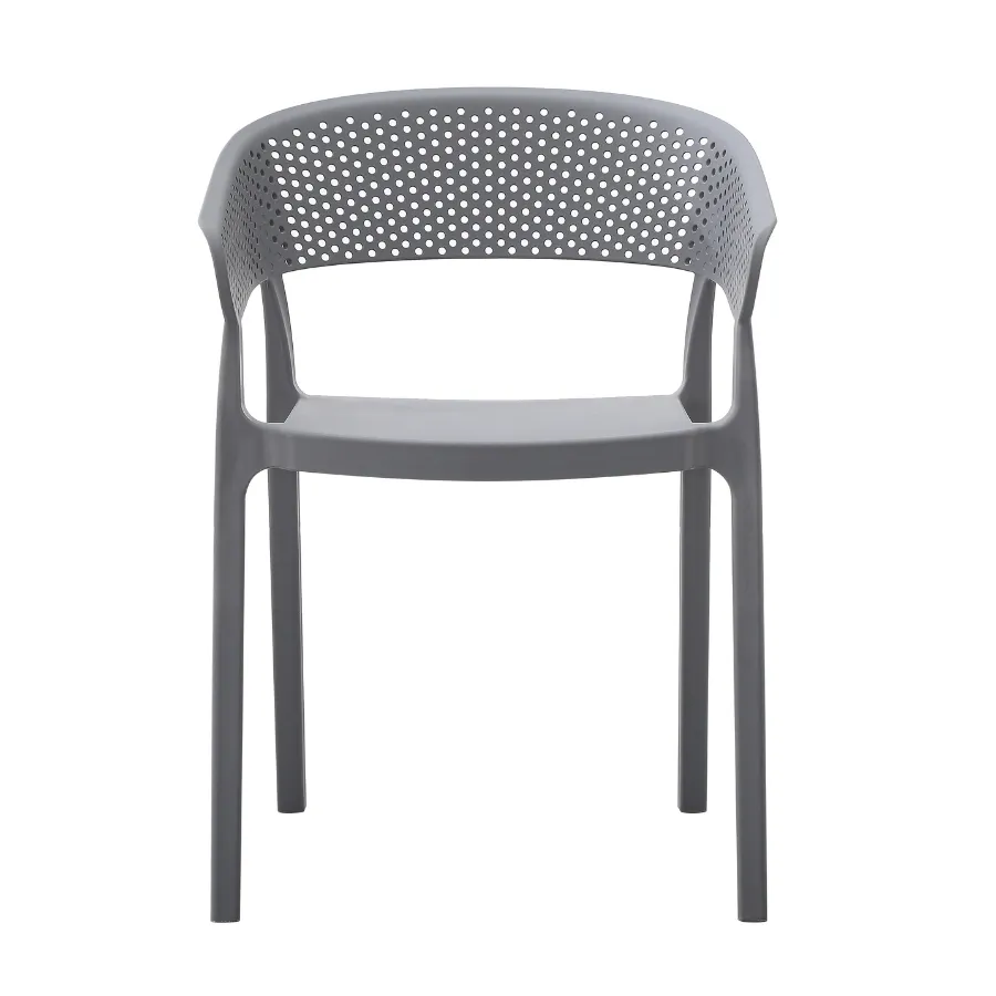 Santacruz Grey Restaurant Cafe Chair