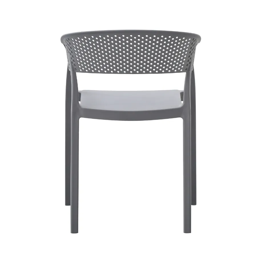 Santacruz Grey Restaurant Cafe Chair