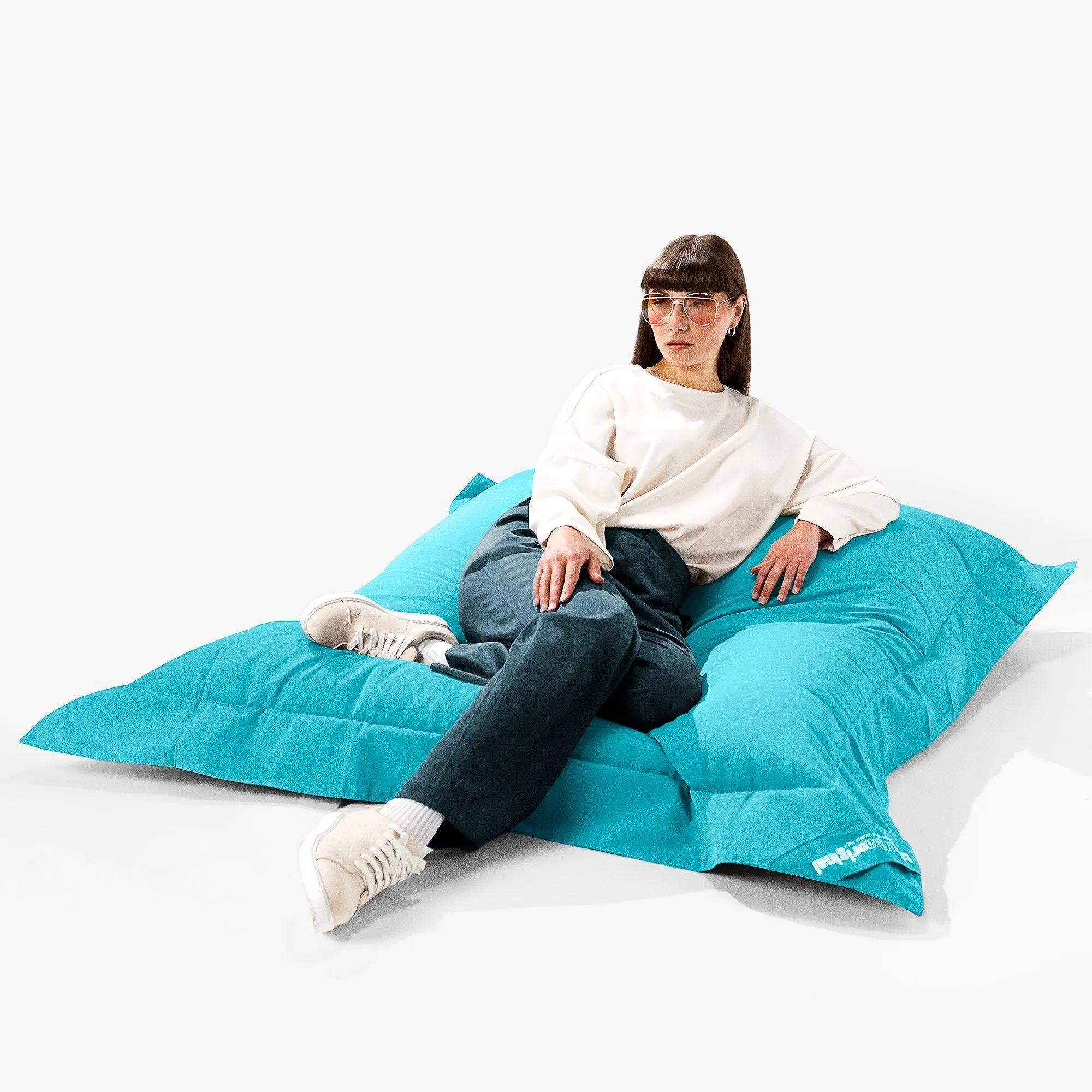 SoleiStorm™ Ultra 2000 h  XXL Giant Outdoor Bean Bag - Olefin Aqua