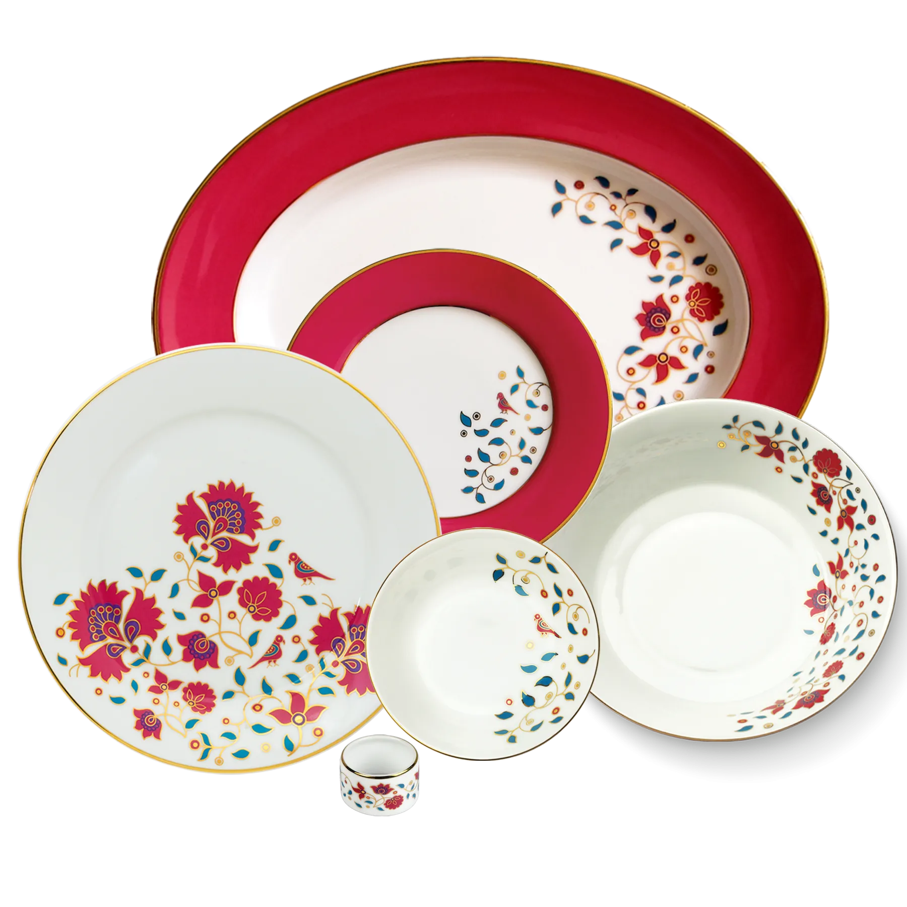 The Mughal Garden - Dinner Set