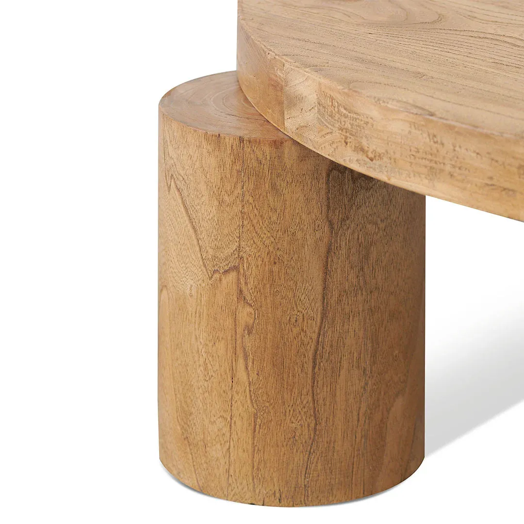 THREE PILLARS COFFEE TABLE