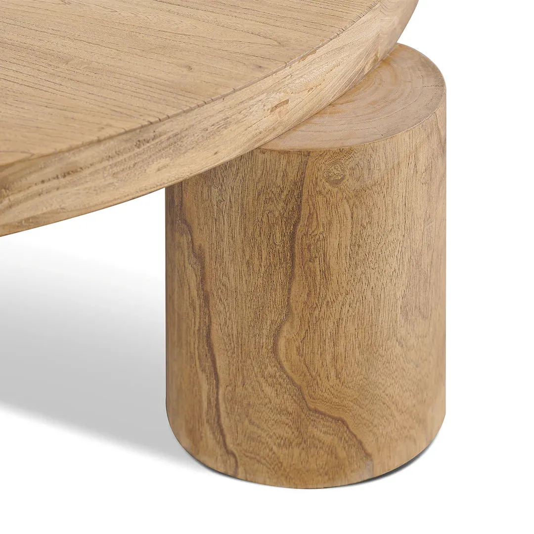 THREE PILLARS COFFEE TABLE