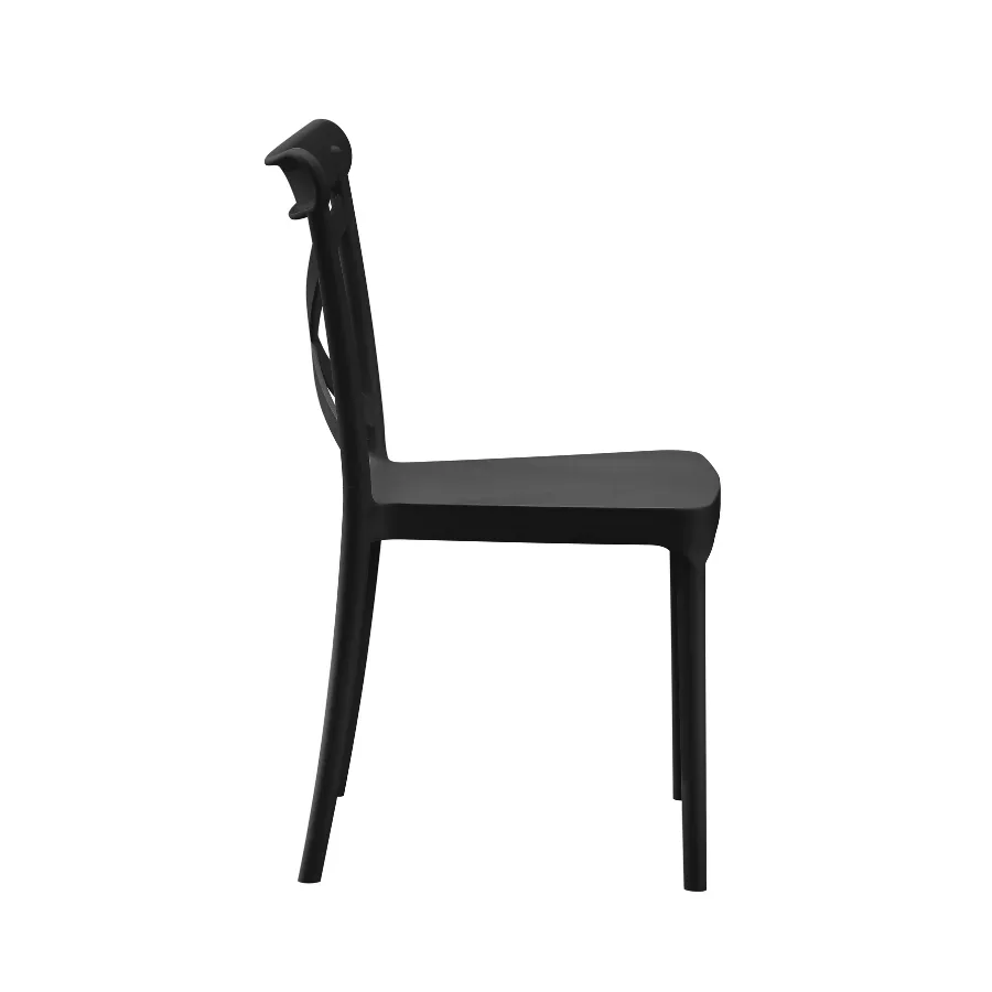 Trancoso Black Cafe Chair