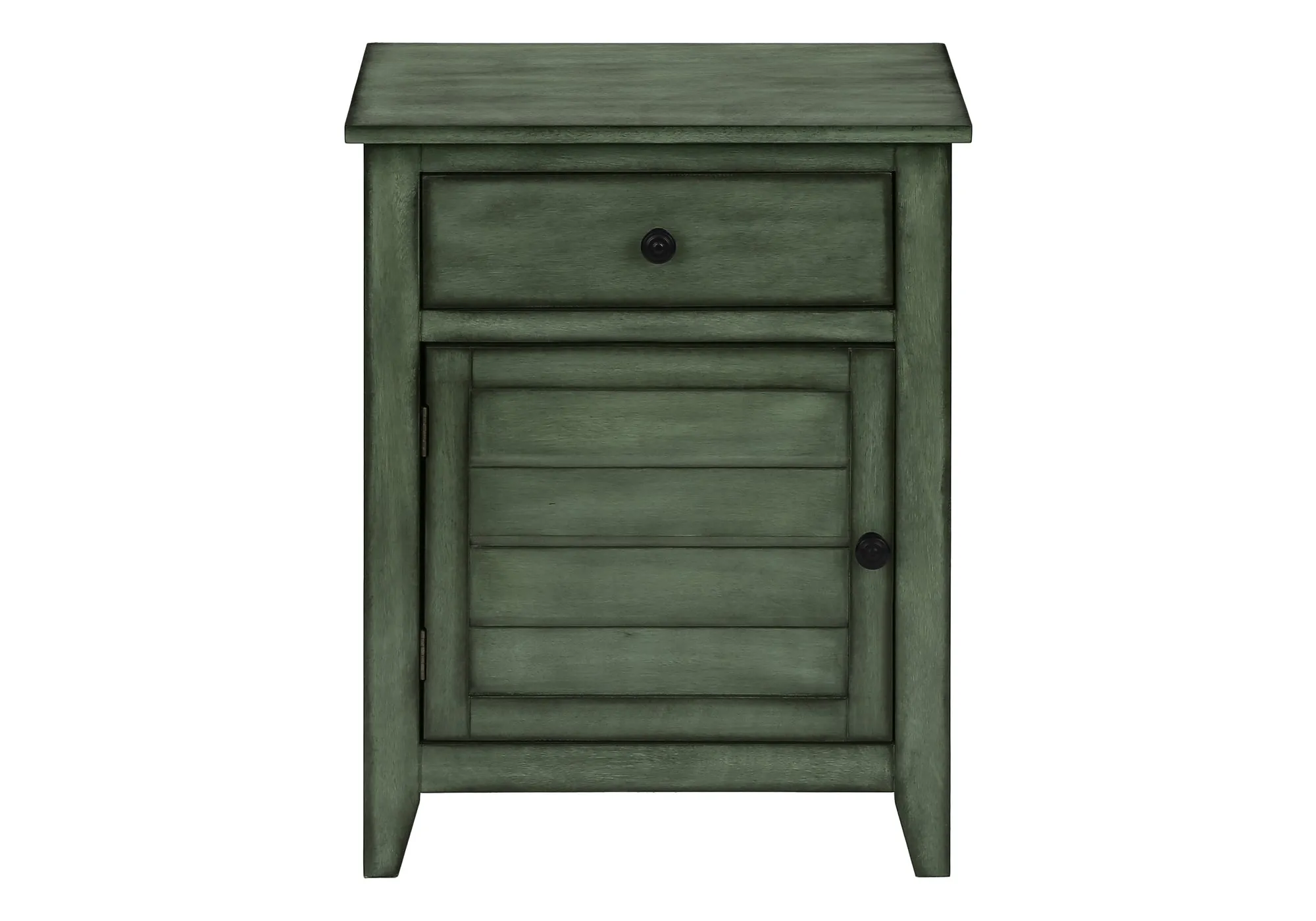Verdant Elegance Transitional Nightstand