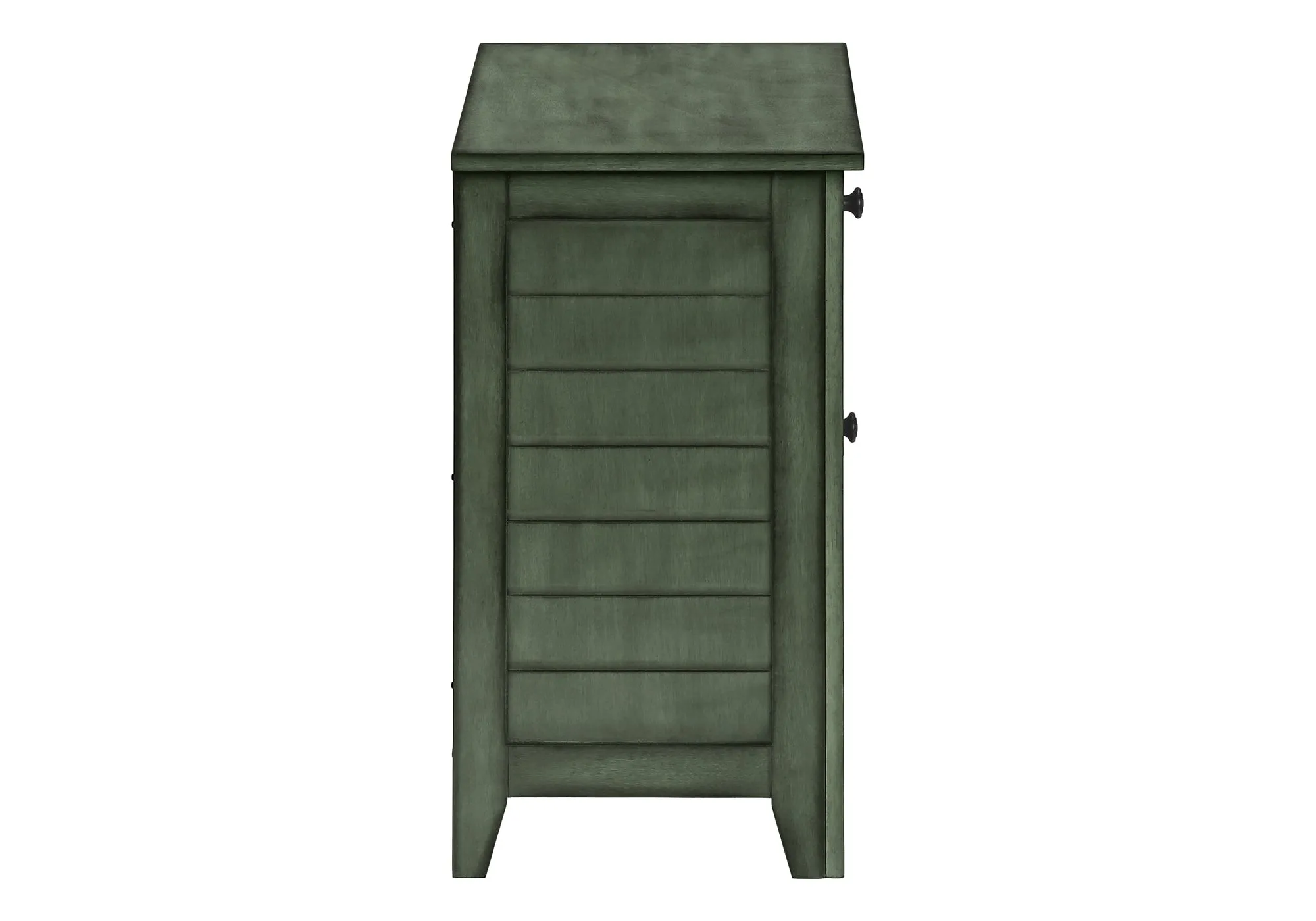 Verdant Elegance Transitional Nightstand