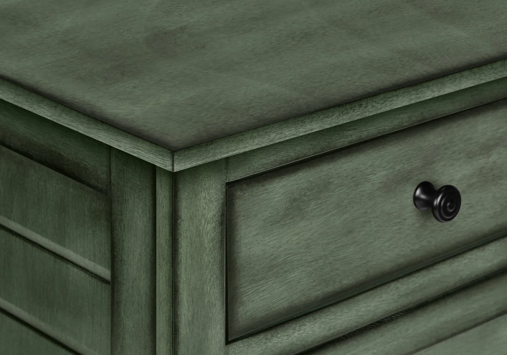 Verdant Elegance Transitional Nightstand