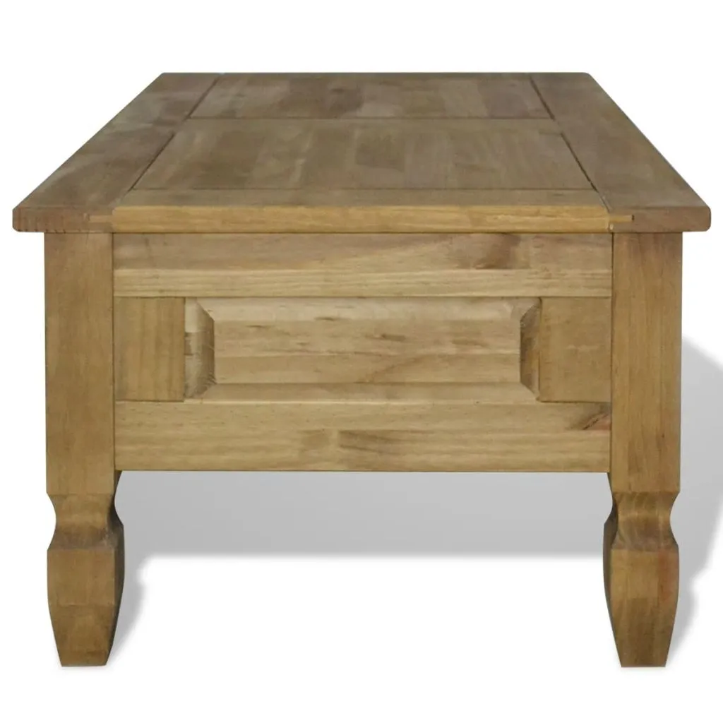vidaXL Coffee Table Mexican Pine Corona Range 100x60x45 cm