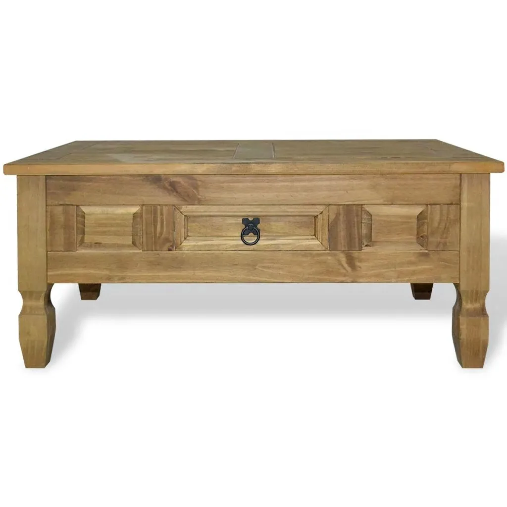 vidaXL Coffee Table Mexican Pine Corona Range 100x60x45 cm