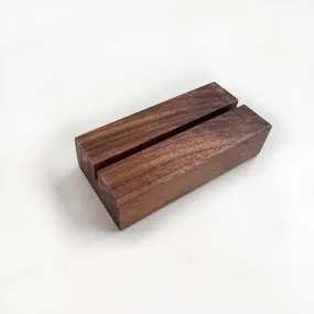 wood card holder